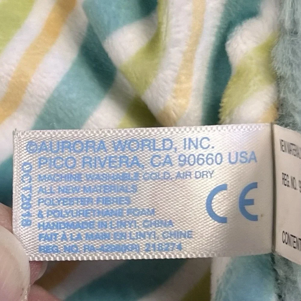 EBBA Aurora‎ World Jaxon Dragon Luvster Lovey Security Blanket Cuddle Friend